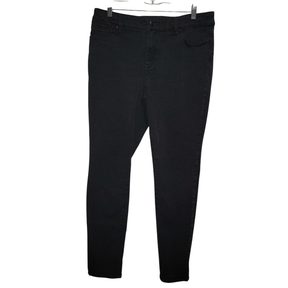 Chico's Size 1 Black Jeggings Size 8